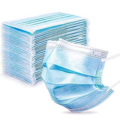 Disposable Non Woven Face Mask With Elastic Ear Loop  3 Ply